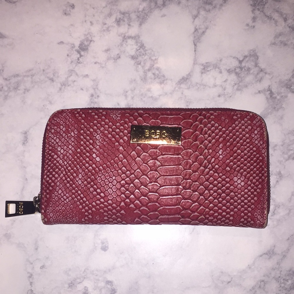 Bcbg snakeskin wallet